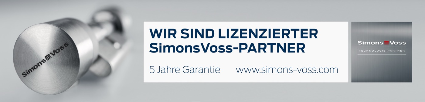 NORIS – Lizenzierter SimonsVoss-Partner · 5 Jahre Garantie · www.simons-voss.com